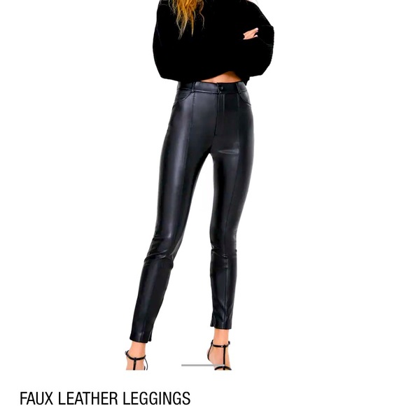 Zara Pants - ZARA FAUX LEATHER LEGGINGS